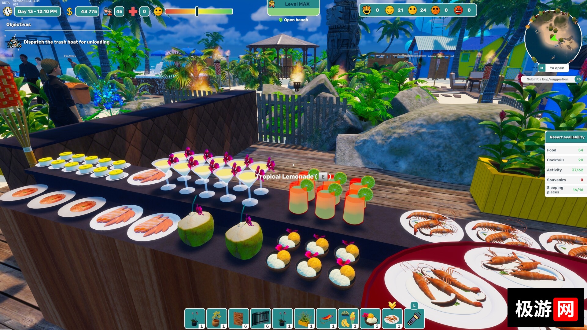 图片[1] [PC]热带度假村经营模拟器/Tropical Resort Simulator 