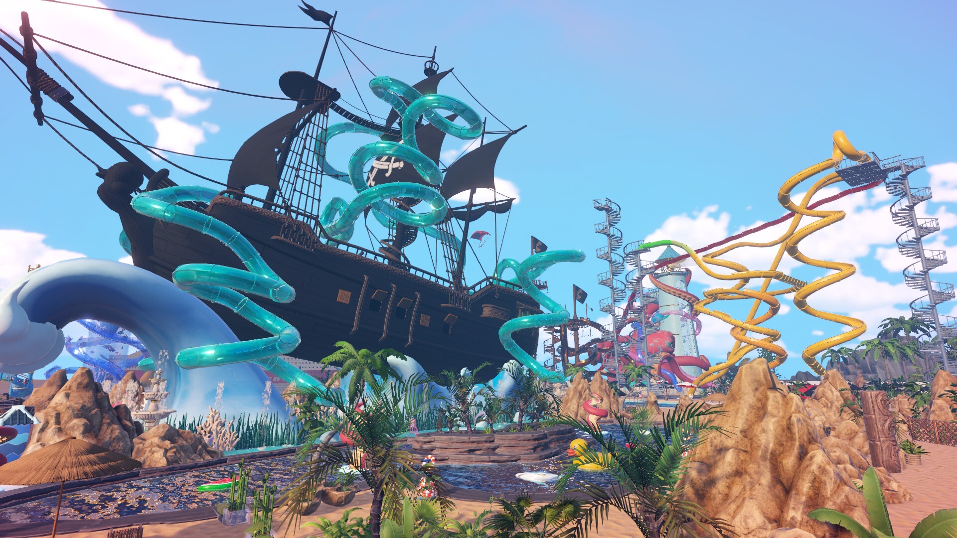 图片[3] [PC]水上乐园模拟器/Waterpark Simulator/支持网络联机 